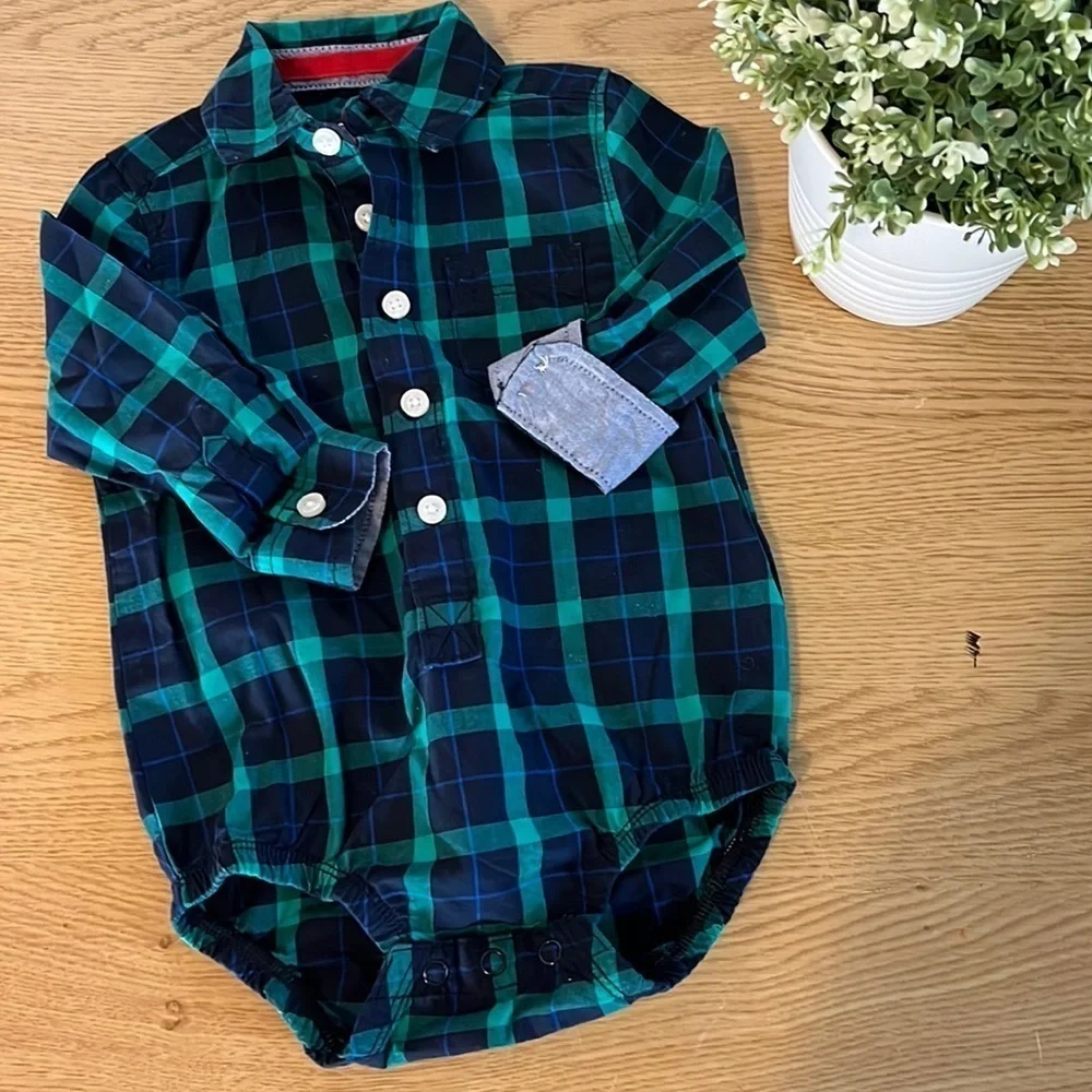 OshKosh Plaid Button Down